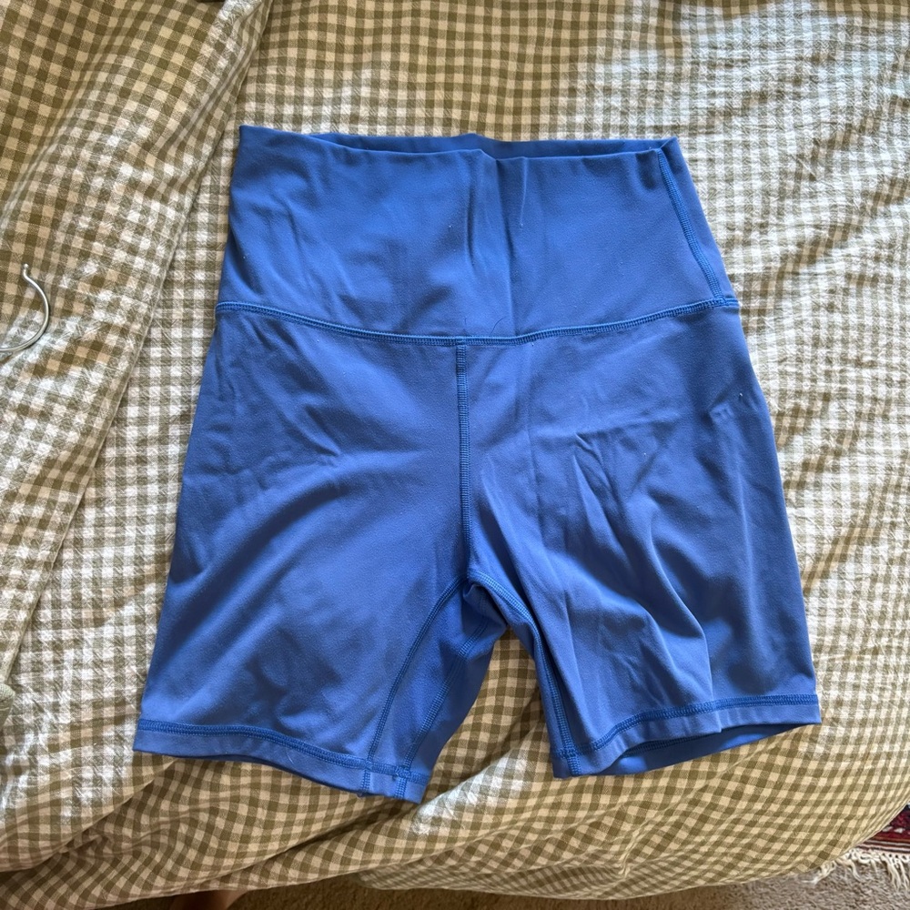 HeyNuts Blue 6” Biker Shorts